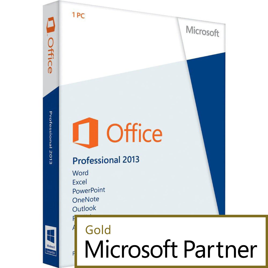 Microsoft Office 2013 Professional — Retail License 3836
