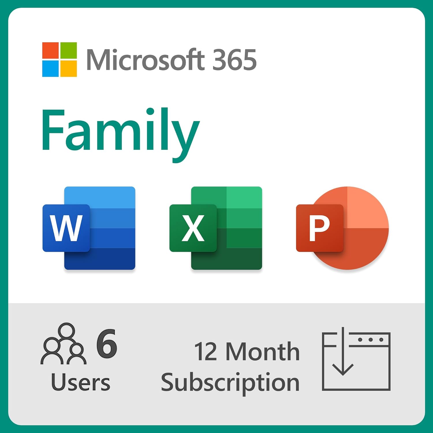 Microsoft Office 365 Family (1 Year, 5 Devices)