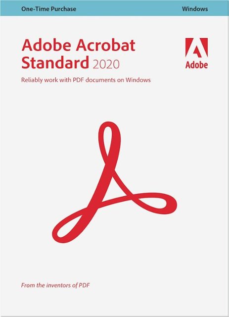 Adobe Acrobat 2020 Standard for Windows – PDF Software