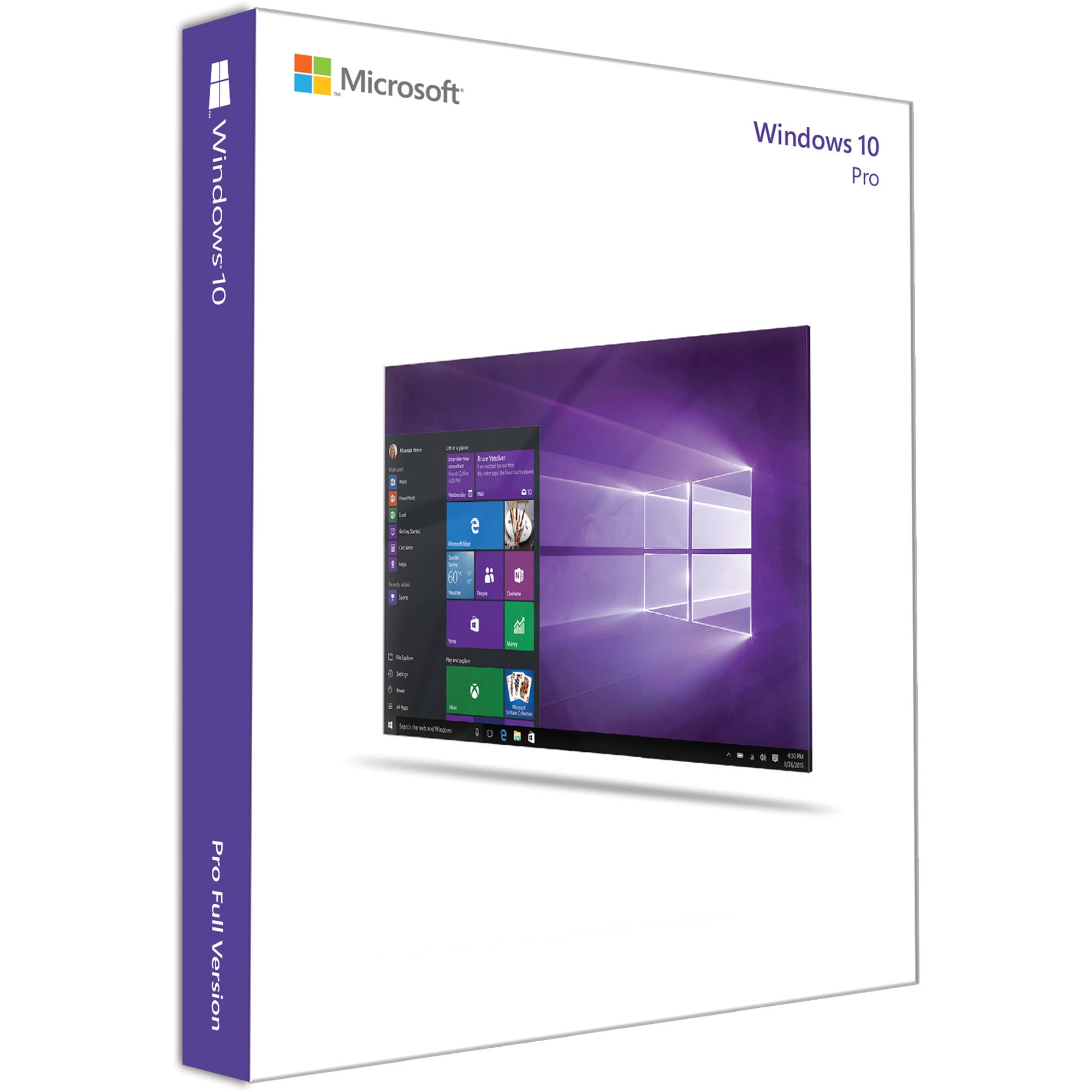 Microsoft Windows 10 Pro – 1 License Installation